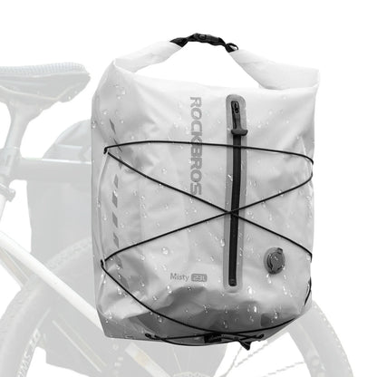 ROCKBROS bike pannier bag 100 waterproof vacuum compression 23l