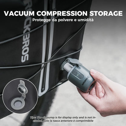 ROCKBROS bike pannier bag 100 waterproof vacuum compression 23l