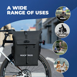 ROCKBROS waterproof fietstas 13,5l-18l veelzijdige dragertas