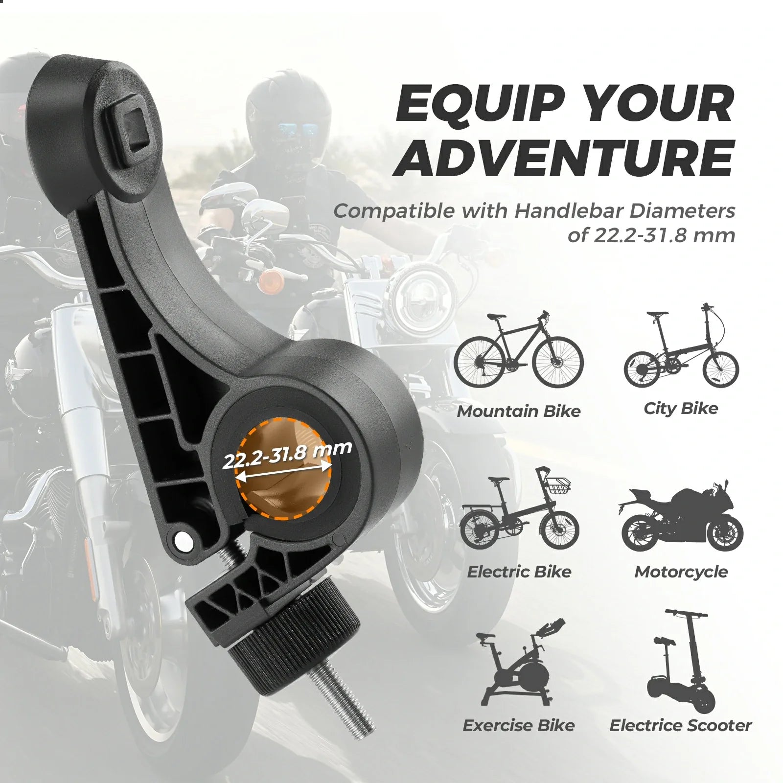 ROCKBROS 360 graden draaibare telefoonhouder voor fiets voor smartphone