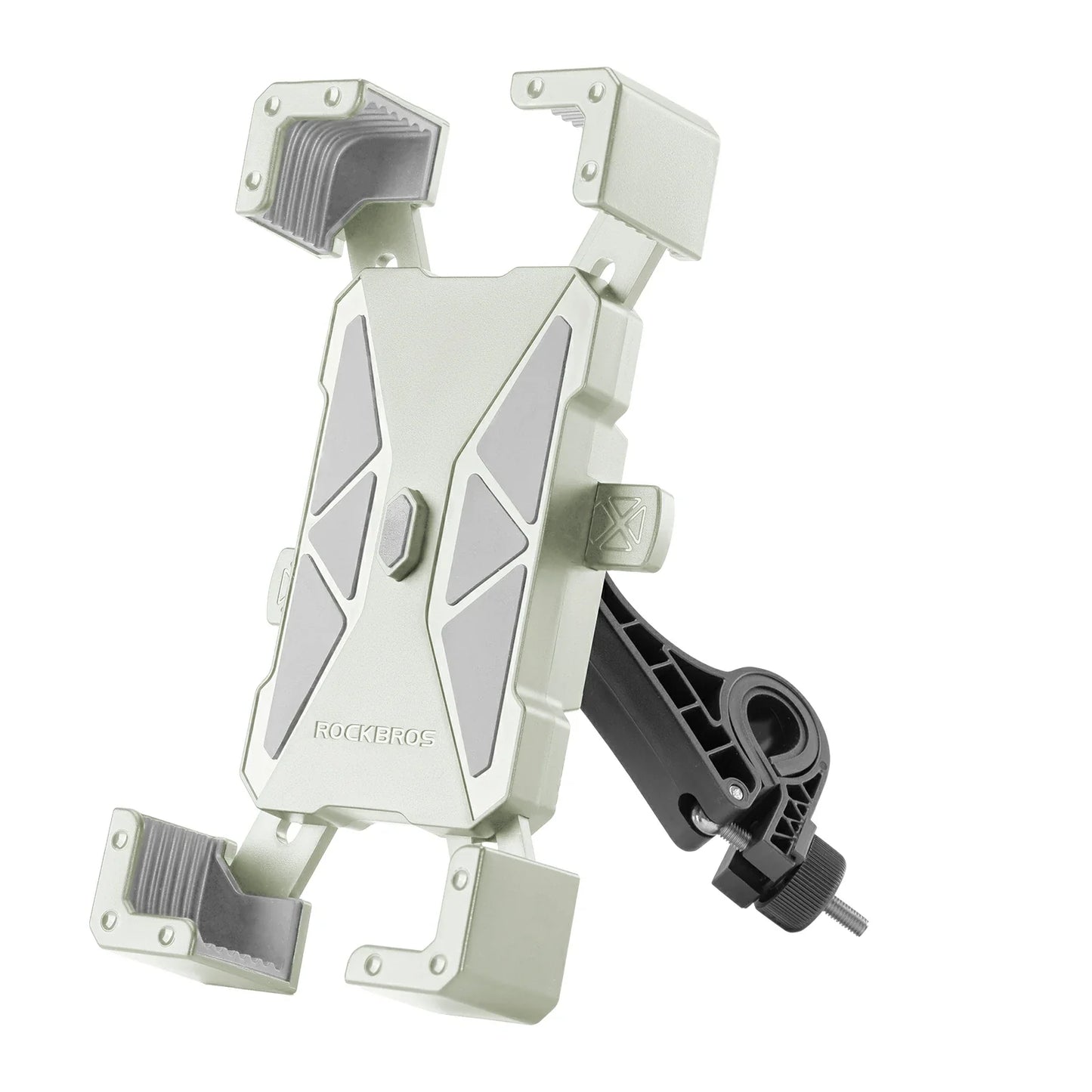 ROCKBROS 360 graden draaibare telefoonhouder voor fiets voor smartphone#kleur_wit