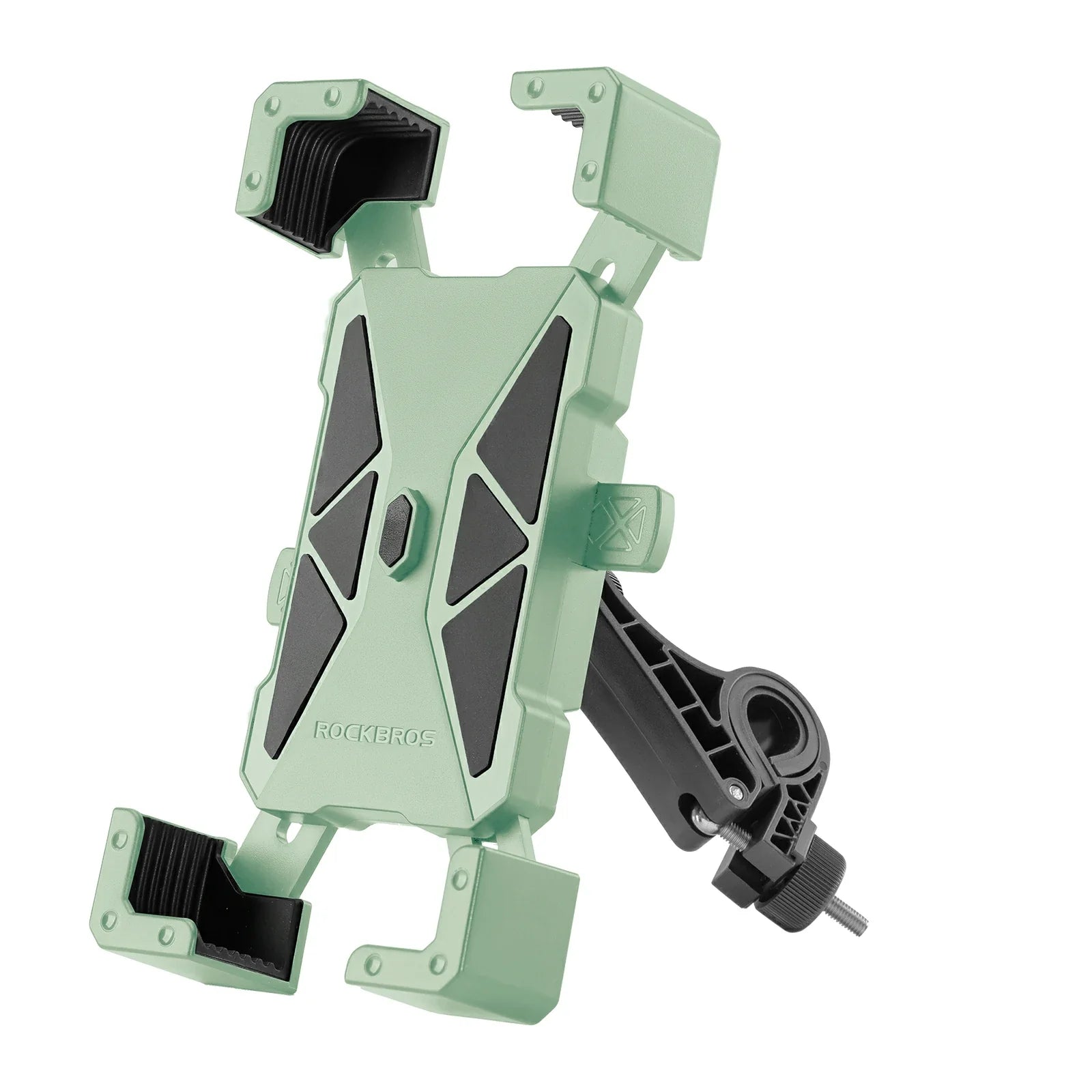 ROCKBROS 360 graden draaibare telefoonhouder voor fiets voor smartphone#kleur_groen
