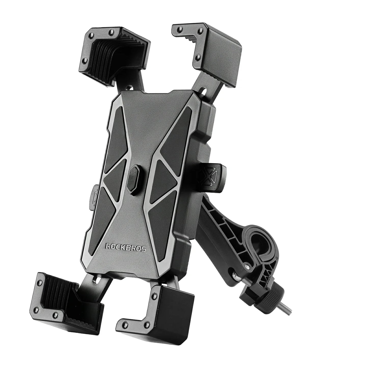 ROCKBROS 360 graden draaibare telefoonhouder voor fiets voor smartphone#kleur_zwart
