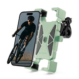 ROCKBROS 360 graden draaibare telefoonhouder voor fiets voor smartphone#kleur_groen