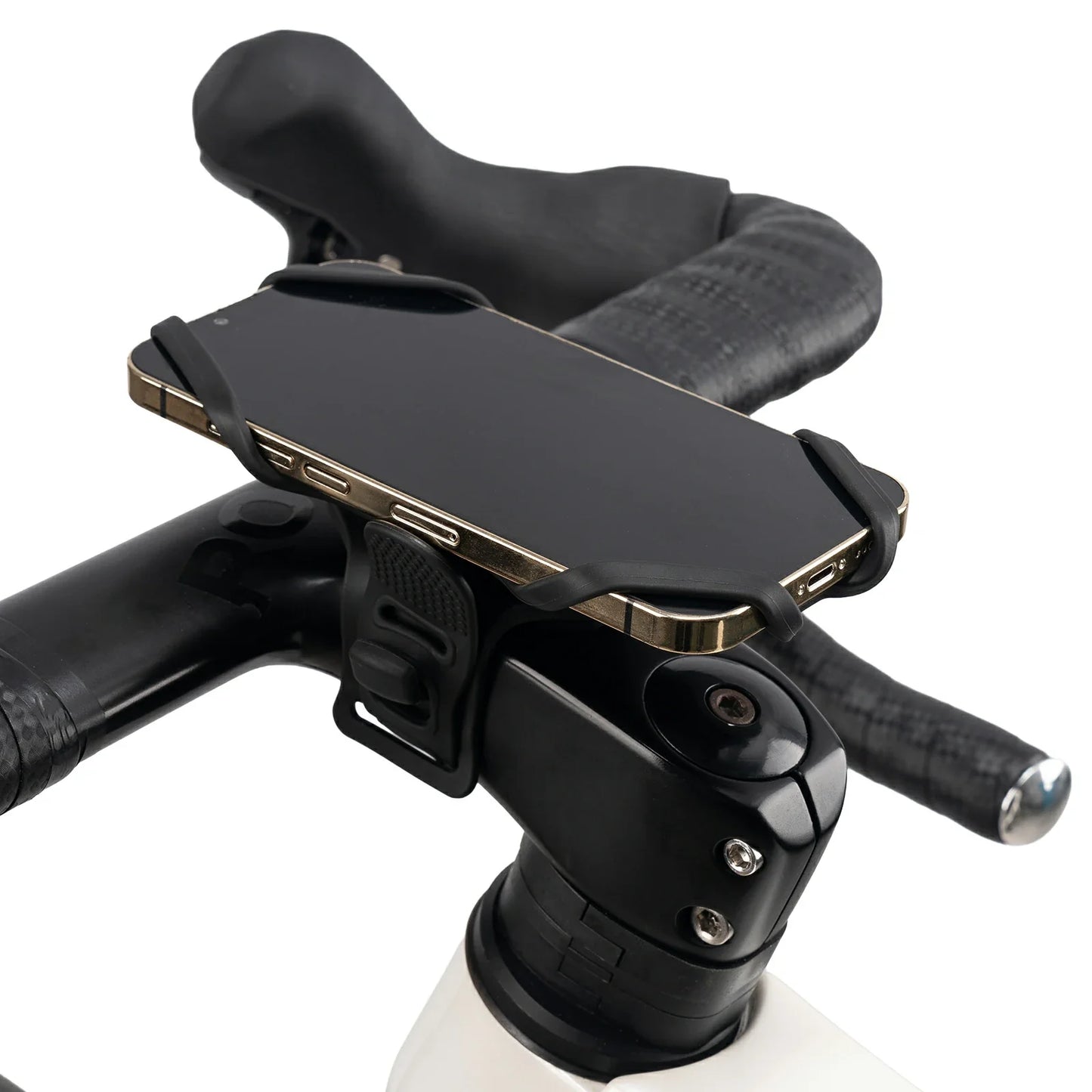 ROCKBROS bike phone holder silicone universal 4-point secure mount