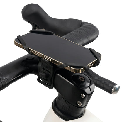 ROCKBROS bike phone holder silicone universal 4-point secure mount