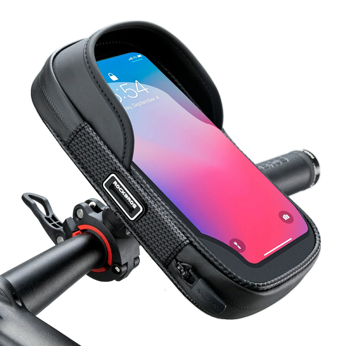 Telefoontas met touchscreen en 360° draaibare houder