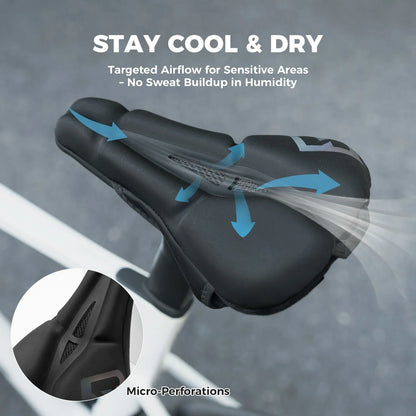 ROCKBROS fietszadelhoes met 3D-schokdemping en traagschuim