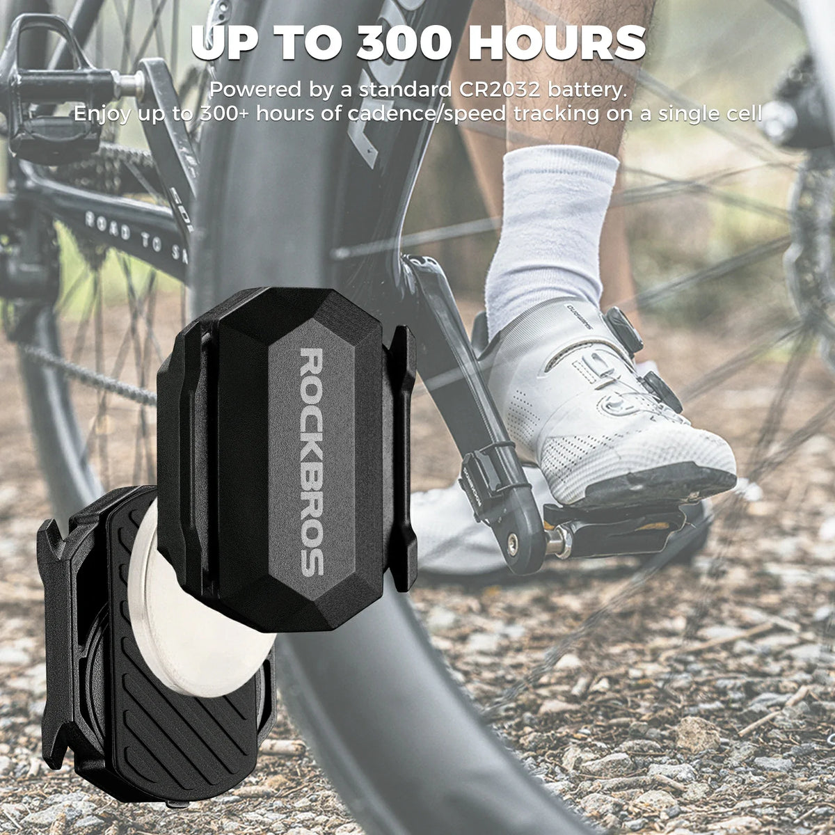 Fiets snelheids- en cadanssensor met Bluetooth en ANT+