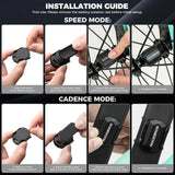 Fiets snelheids- en cadanssensor met Bluetooth en ANT+