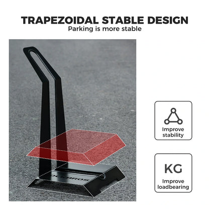 carbon steel bike stand bicycle storage rack for stable parking