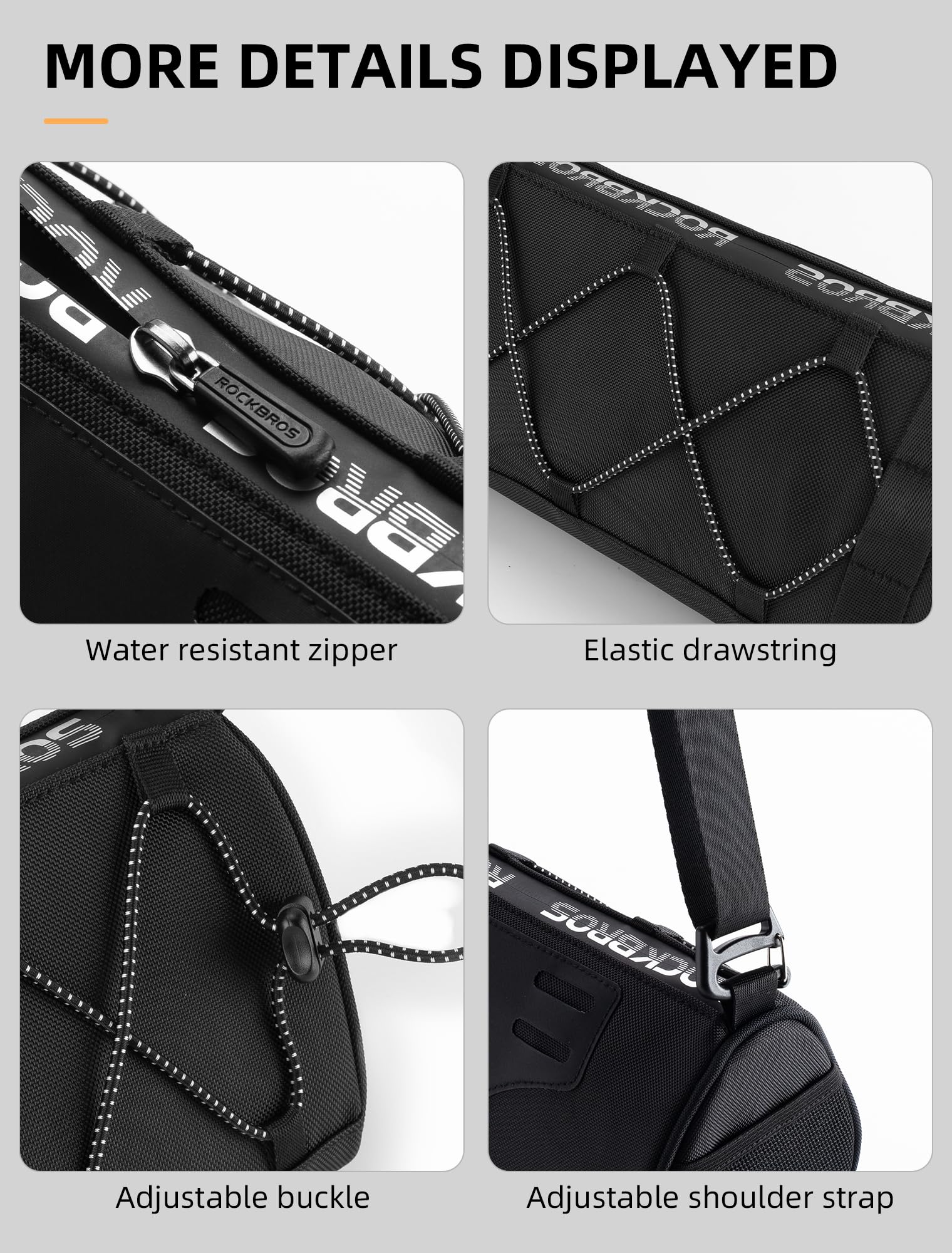 ROCKBROS Bicycle Handlebar Bag with Shoulder Strap 1.5L - ROCKBROS-UK