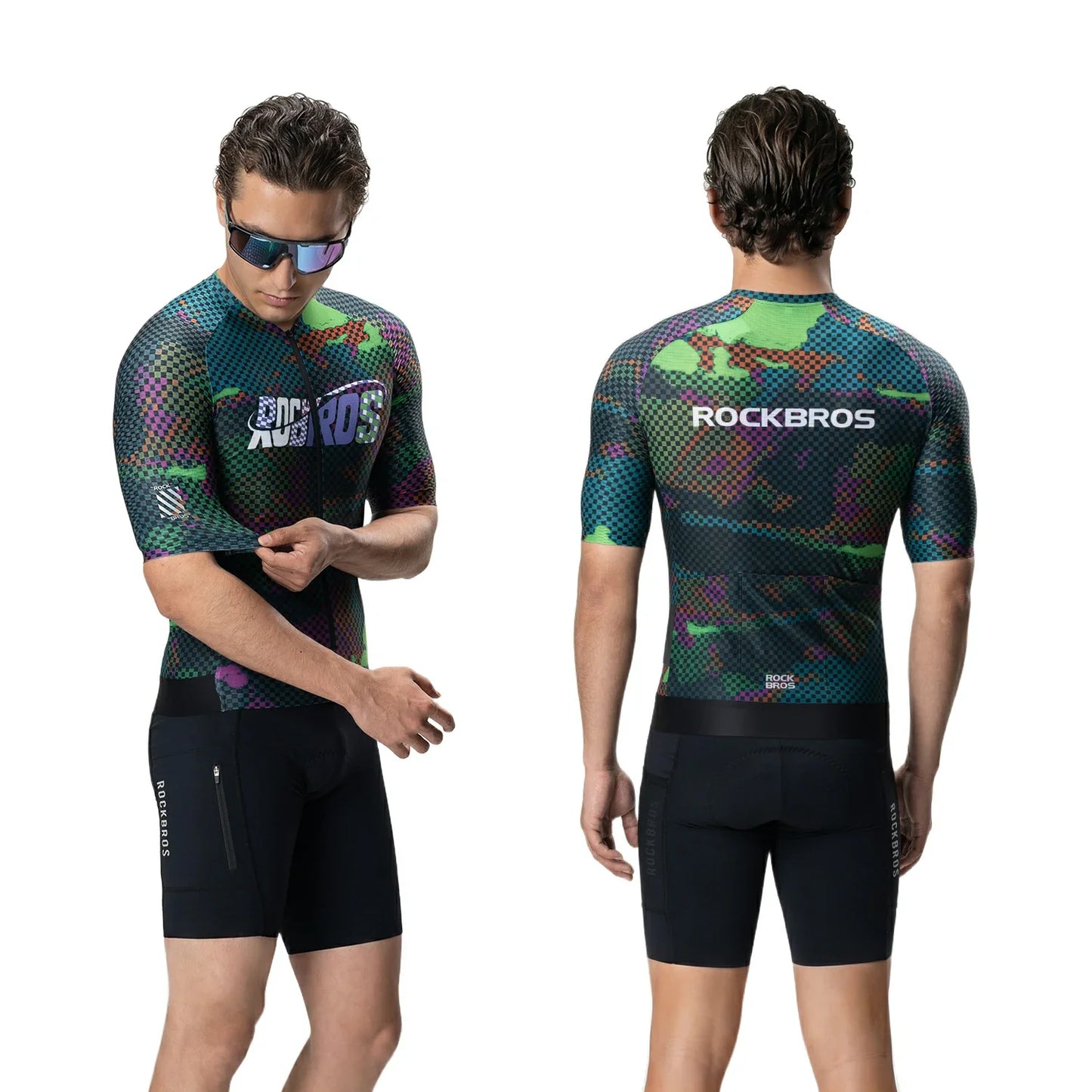 ROCKBROS ademend korte mouw fietsshirt#xl