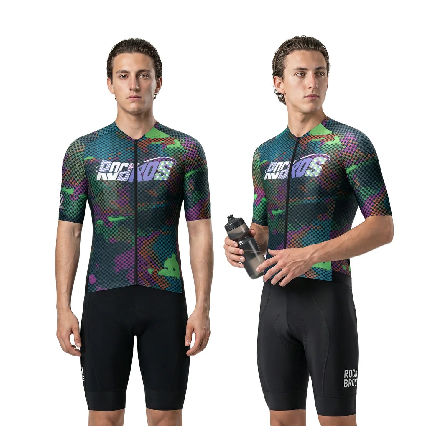 ROCKBROS ademend korte mouw fietsshirt#l