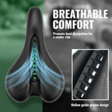 Comfortabel fietszadel met PU-leren oppervlak