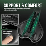 Comfortabel fietszadel met PU-leren oppervlak
