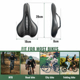 Comfortabel fietszadel met PU-leren oppervlak