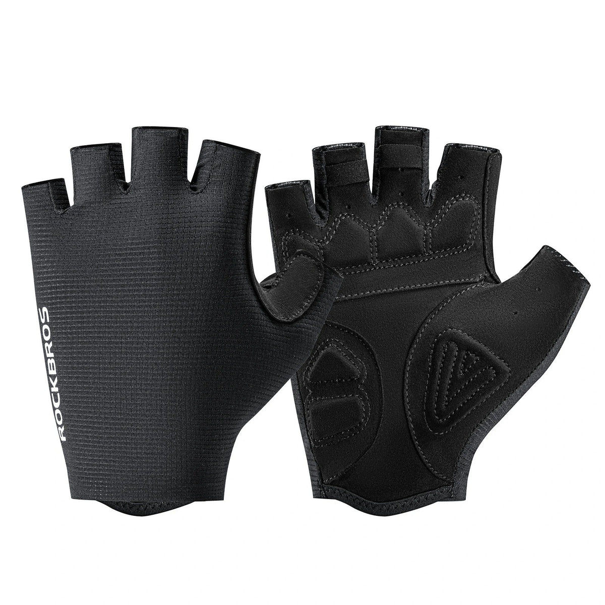 Korte fietshandschoenen met SBR-demping