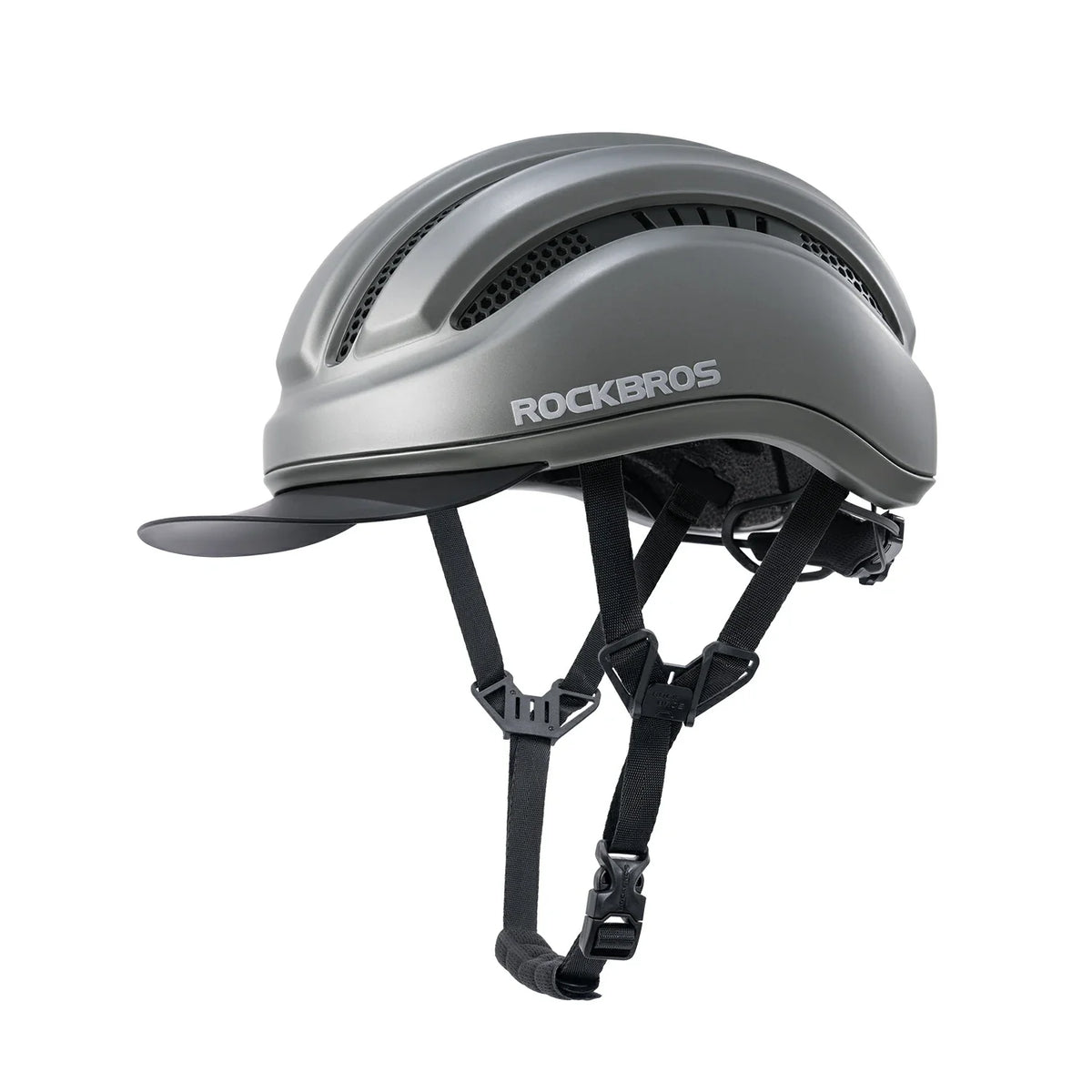 Lichte fietshelm met magnetisch vizier 54–60 cm
