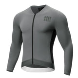 ROCKBROS fietsshirt lange mouw ademend 3 pocket#gray