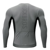ROCKBROS fietsshirt lange mouw ademend 3 pocket#gray