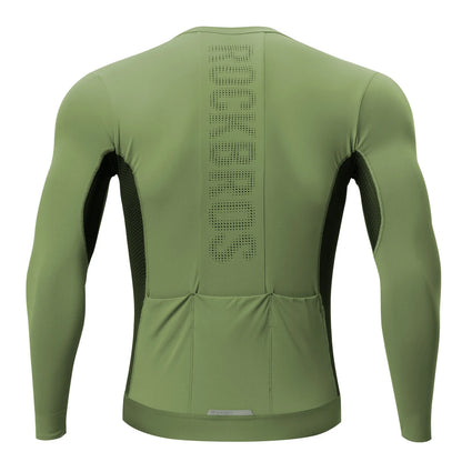 ROCKBROS fietsshirt lange mouw ademend 3 pocket