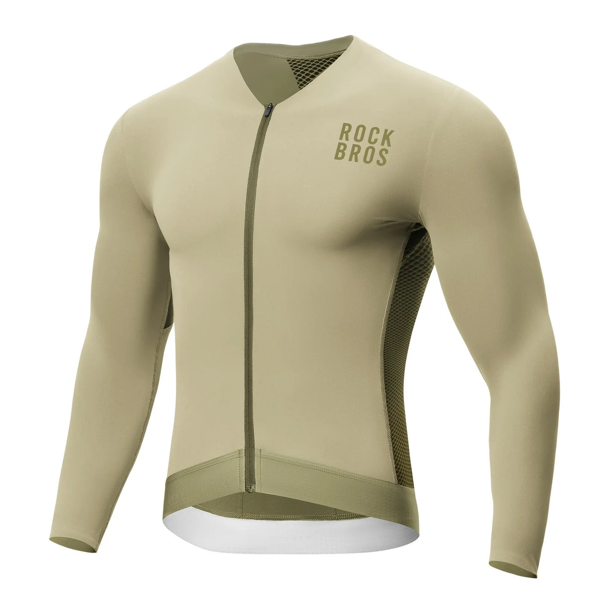 ROCKBROS fietsshirt lange mouw ademend 3 pocket