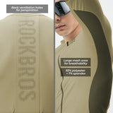 ROCKBROS fietsshirt lange mouw ademend 3 pocket