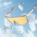 ROCKBROS fotochromische en gepolariseerde fietsbril uv400#type_gepolariseerde lenzen-helder