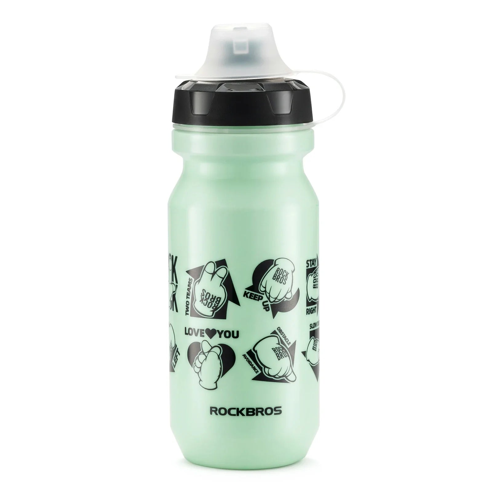 ROCKBROS BPA-vrije lekvrije fiets bidon 600 ml#Groen
