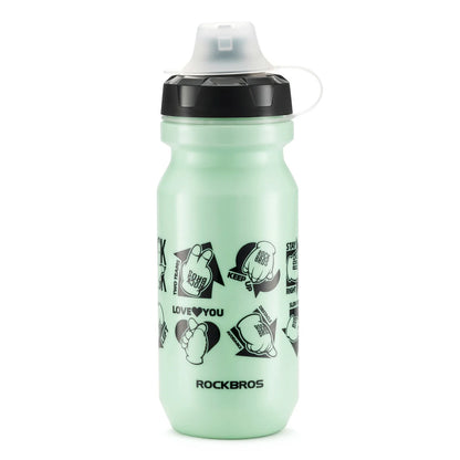 ROCKBROS BPA-vrije lekvrije fiets bidon 600 ml#Groen