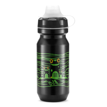 ROCKBROS BPA-vrije lekvrije fiets bidon 600 ml#Zwart