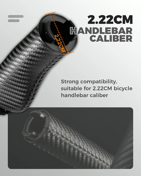ROCKBROS ergonomische fietshandvatten van pu-leer