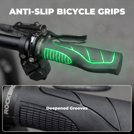 ROCKBROS ergonomische fietshandvatten met lock-on systeem