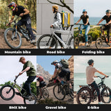 ROCKBROS ergonomische fietshandvatten met lock-on systeem