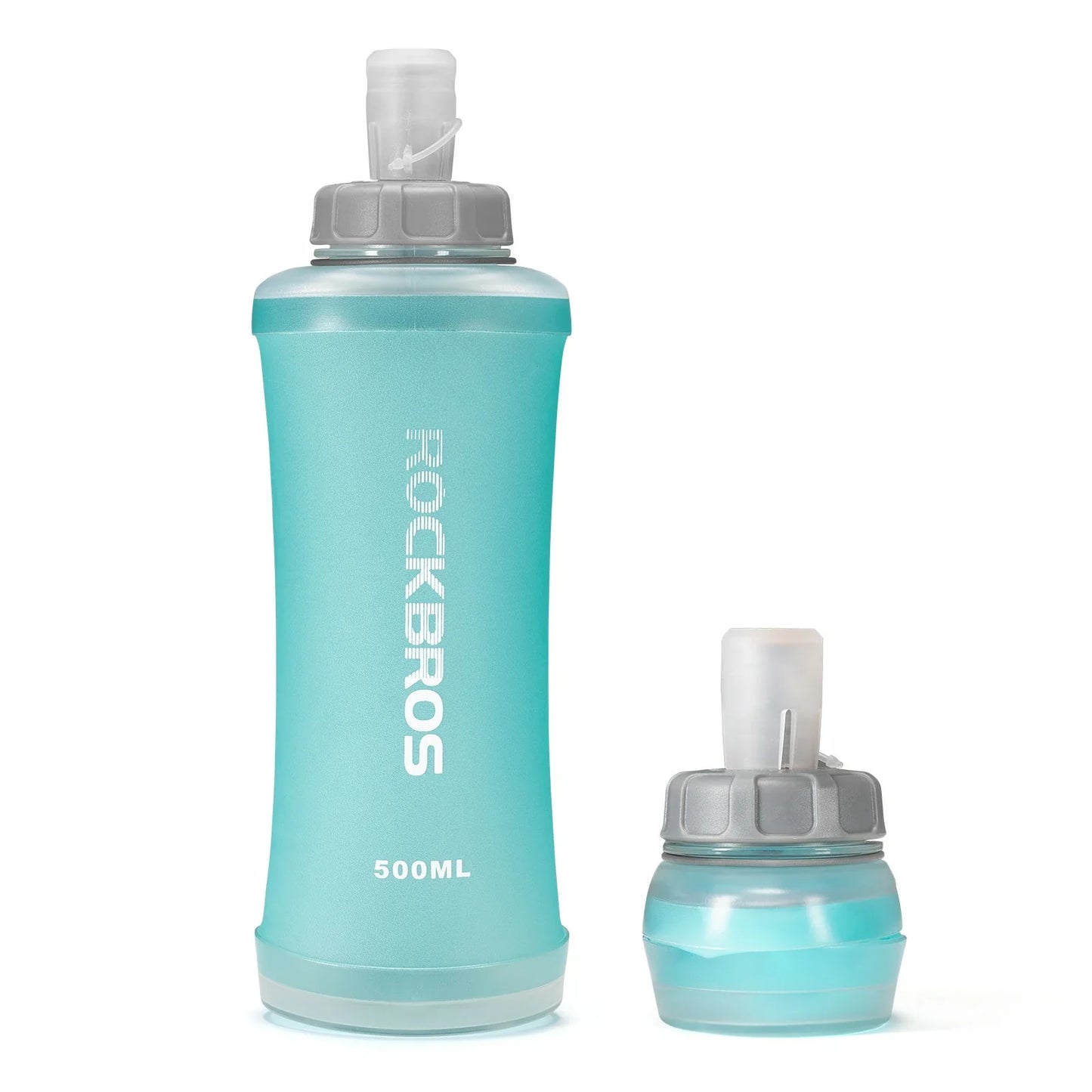 ROCKBROS lichte opvouwbare bidon voor fietsen en outdoor sport 500 ml#kleur_wit