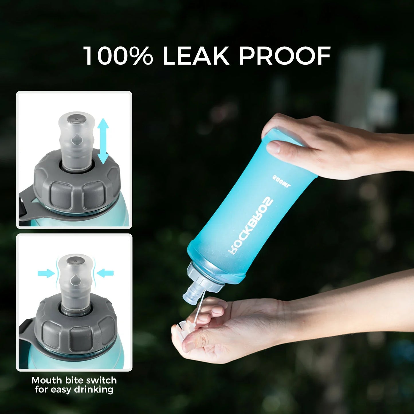 ROCKBROS lichte opvouwbare bidon voor fietsen en outdoor sport 500 ml