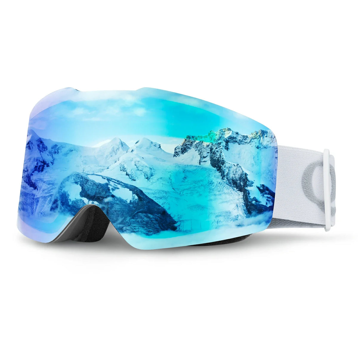 Frameloze OTG-skibril met UV400 en anti-condens