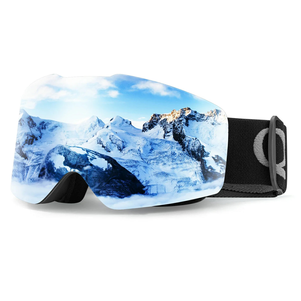 Frameloze OTG-skibril met UV400 en anti-condens