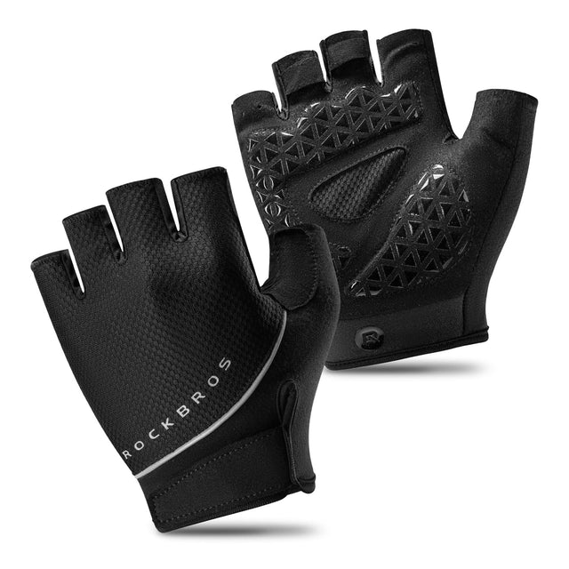 Korte fietshandschoenen met SBR-padding