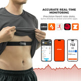 Hartslagmeter borstband met Bluetooth en ANT+