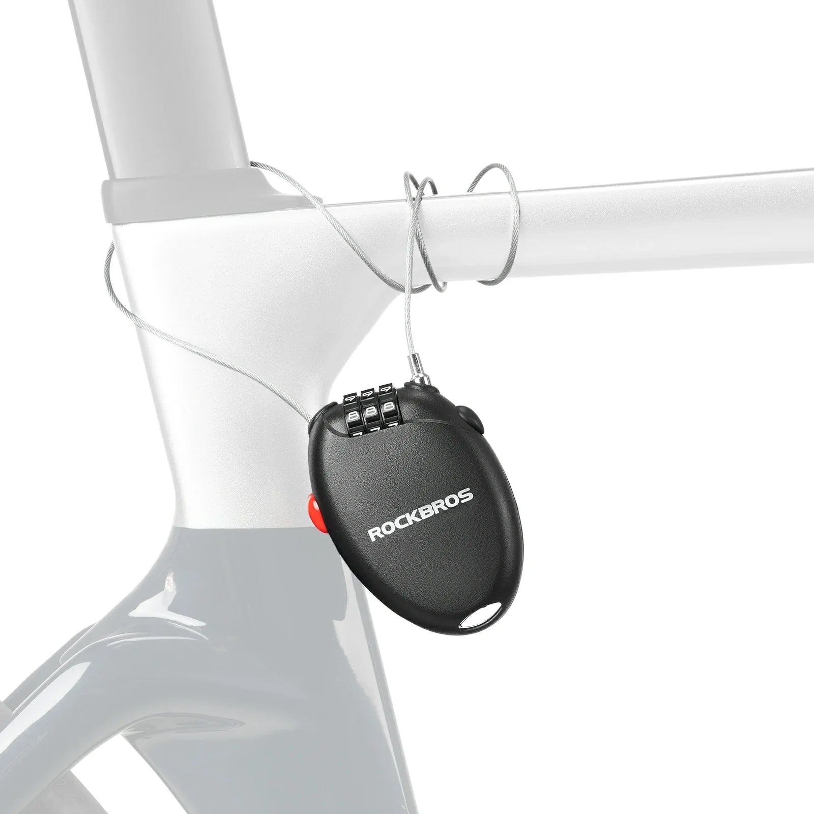 ROCKBROS hoge beveiliging helmslot 60cm stalen kabel combinatieslot