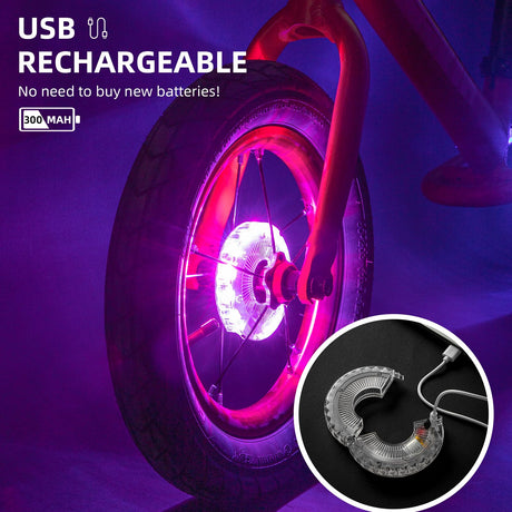 ROCKBROS led spaakverlichting kinderfiets