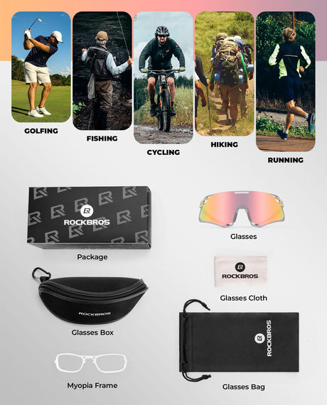 ROCKBROS randloze fotochromische fietsbril sp318