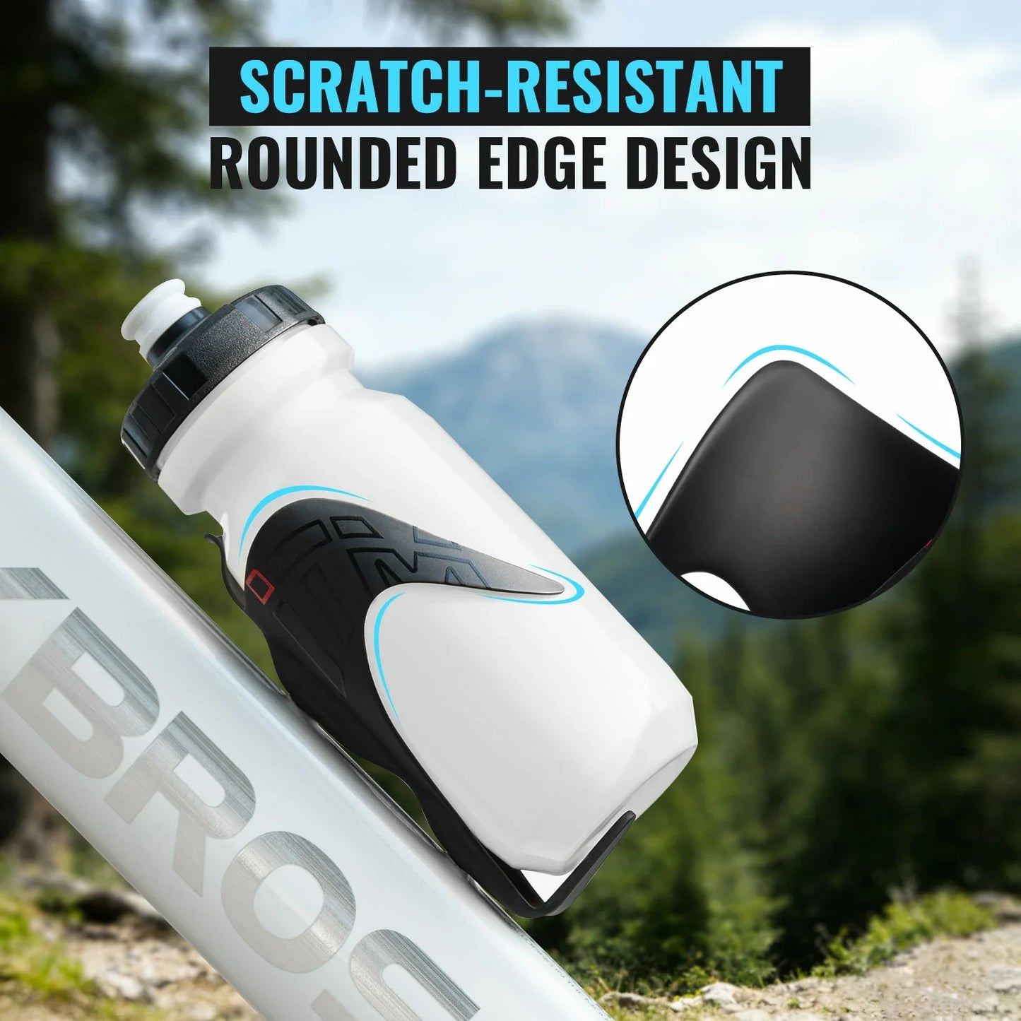 ROCKBROS ultralichte stevige carbon bidonhouder#ESTREL ZWART
