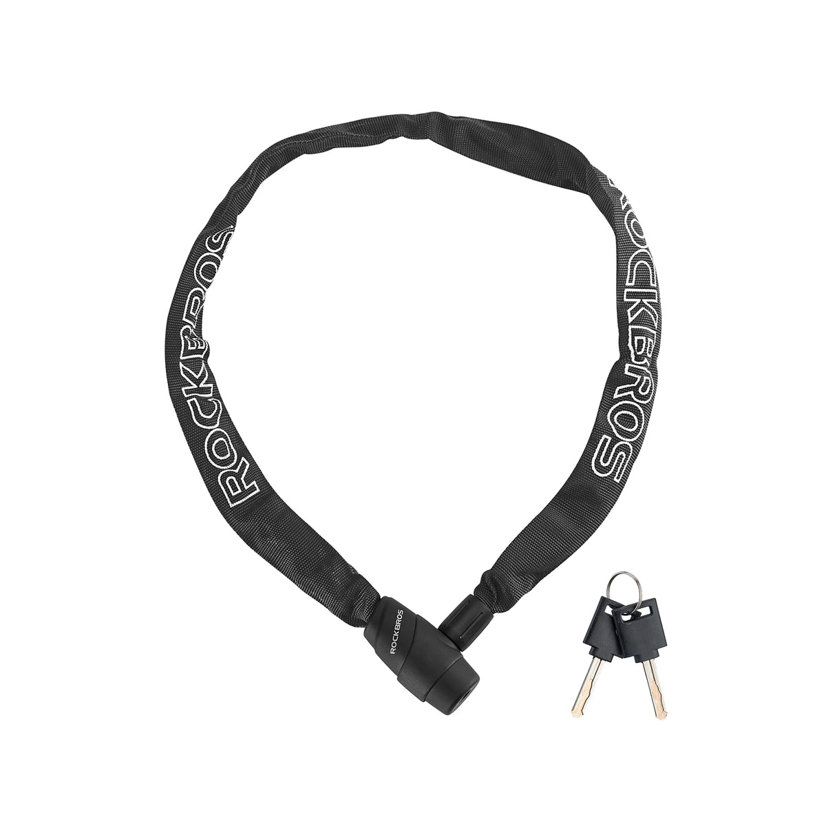 ROCKBROS kettingslot fiets 95 cm Heavy Duty diefstalbeveiliging met 2 sleutels
#Kleur_Zwart