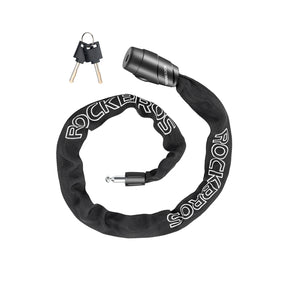 ROCKBROS kettingslot fiets 95 cm Heavy Duty diefstalbeveiliging met 2 sleutels
#Kleur_Zwart