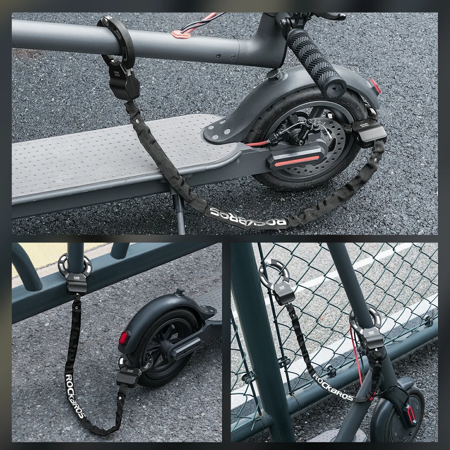 ROCKBROS lichtgewicht fiets- & e-scooter kettingslot