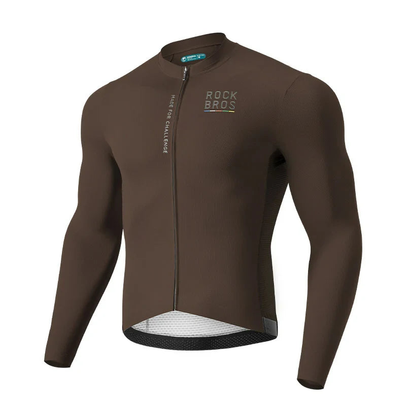 ROCKBROS lichtgewicht fietsshirt#brown