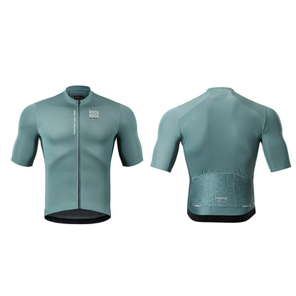ROCKBROS heren lichtgewicht fietsshirt with rear pockets & ykk zip#blue